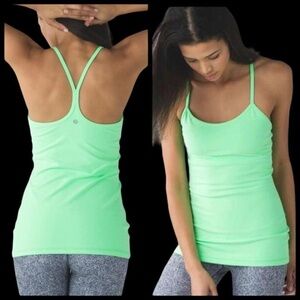 Lululemon Athletica Lime Green Tank Top size 8